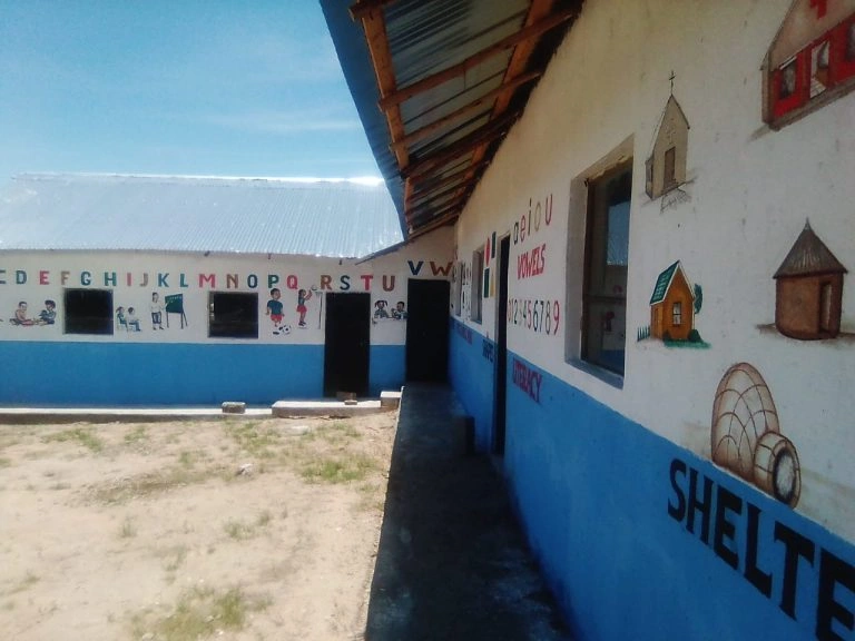 Joy Junior Private School pupils learning in Dwarsloop